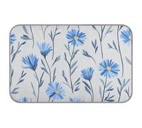 Alfombrillas de refrigeración de verano para perros, con fondo gris de aciano de dibujos animados, 38 x 23 pulgadas, cama de refrigeración para perros al aire libre, mantas lavables para perros, M