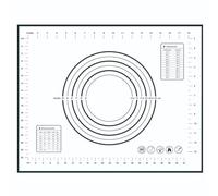 Alfombrillas de silicona para hornear, antideslizantes, resistentes calor, 230 °C, fácil limpieza, cocina de calidad alimentaria, hoja para enrollar, alfombrilla antideslizante para hornear