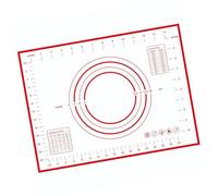 Alfombrillas de silicona para hornear, antideslizantes, resistentes calor, 230 °C, fácil limpieza, cocina de calidad alimentaria, hoja para enrollar, alfombrilla antideslizante para hornear
