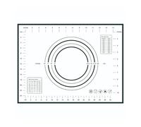 Alfombrillas de silicona resistentes al calor, antideslizantes, aptas para microondas, de grado alimenticio para pasteles, masas enrollables