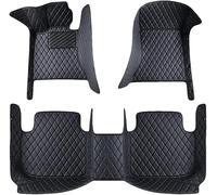 Alfombrillas de suelo, Alfombrillas antideslizantes for Mitsubishi Eclipse Cross 2018-2023 2024 2025, cobertura total, delanteras y traseras, impermeables(A-Black)