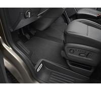 Alfombrillas de terciopelo original VW Premium 2 piezas Frontal T5 T6 Transporter Multivan California Caravelle. Perno de presión. Tela textil 7E1061275AWGK