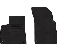 Alfombrillas de terciopelo para Audi Q7 II 4M delanteras negras