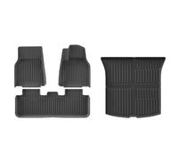 Alfombrillas de TPE para Tesla Model Y 2025+, juego completo de forro de carga para todo tipo de clima, revestimientos antideslizantes y alfombrillas de respaldo