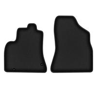Alfombrillas delanteras para Peugeot Partner II 2008-2018 Tepee 2p Negro DURBAN