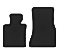 Alfombrillas delanteras terciopelo para BMW 6 G32 GT 2017- 2 piezas Negro DURBAN