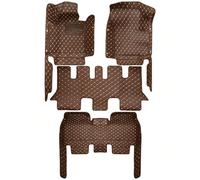 Alfombrillas El Suelo del Coche Accesorios para Los Pies Revestimientos para Infiniti QX60 2014-2020(Brown,RHD)