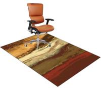 Alfombrillas for Silla de Oficina, de Pelo Corto, for Interiores, for Juegos, Madera Dura, Antideslizantes, for Ordenador, for habitación y hogar.(E,90x140cm)