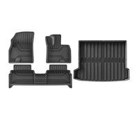 Alfombrillas Goma para Chery para OMODA 5 para C5 FX E5 EV Y para Fuel 2024 2025 Alfombrillas Coche TPE 3D Vehículos con Volante A La Izquierda O A Derecha(4pcs-RHD-EV)