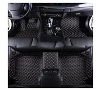 Alfombrillas Goma para Mitsubishi para Outlander para Lancer X 2008-2023 Alfombrillas Coche Accesorios Interiores para(Full Set-Black Pink)