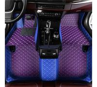 Alfombrillas Impermeables para Skoda para Enyaq 2020 2021 2022 2023 2024 2025 2026 Juego Completo Accesorios Interiores Alfombrillas Coche(Purple and Blue)