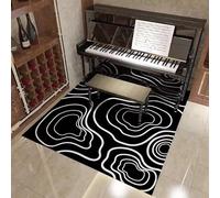 Alfombrillas insonorizantes para Piano, Alfombra de batería Musical con Base Antideslizante, insonorizada for Piano, Sala Discos y Estudio - 80 x 160 cm/31,5 63 Pulgadas(J)