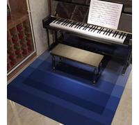 Alfombrillas insonorizantes para Piano, Alfombra de batería Musical con Base Antideslizante, insonorizada for Piano, Sala Discos y Estudio - 80 x 160 cm/31,5 63 Pulgadas(B)