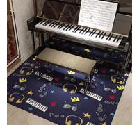 Alfombrillas insonorizantes para Piano, Alfombra de batería Musical con Base Antideslizante, insonorizada for Piano, Sala Discos y Estudio - 80 x 160 cm/31,5 63 Pulgadas(K)