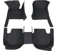 Alfombrillas Integrales Impermeables Antideslizantes para BMW M3 E30 1986-1991 Coupé De Cinco Plazas(Black-Blue,RHD)