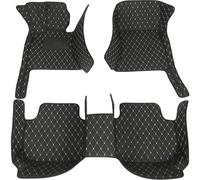 Alfombrillas Integrales Impermeables Antideslizantes para BMW M3 E30 1986-1991 Coupé De Cinco Plazas(Black-Beige,RHD)