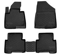 Alfombrillas Interior de Coche a Medida TPE Hyundai Santa Fe, 2012->, 4 pcs.