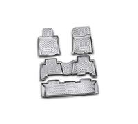 Alfombrillas Interior de Coche a Medida TPE Toyota Land Cruiser Prado 12/2009-2013, 5 pcs., 7 Seats