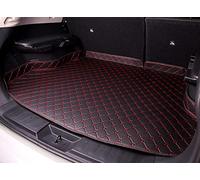 Alfombrillas Maletero Coche para Leapmotor C11 2024-2026（Left Side of Trunk with Speakers）, Cuero Forro Maleteros Alfombra Antideslizante Impermeable Protector Accesorios,B-Black Red