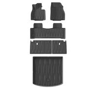 Alfombrillas Maletero para BYD para Sealion 7 EV 2024 2025 Alfombrillas El Suelo Revestimiento Carga Almohadilla El Maletero Alfombrilla Pies 3D TPE LHD RHD Alfombras Maletero(LHD 6pcs Set)