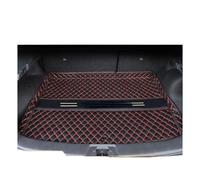 Alfombrillas Maletero para Nissan para Qashqai J12 2025 2024 Organizador Cubierta Hueca Tapete Flocado Tablero Partición Almohadilla Guardar Ordenar(Main Pad Black Red,Upper)