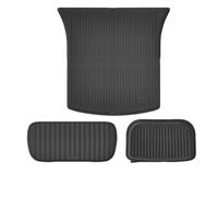 Alfombrillas Maletero para Tesla para Modelo Y para Juniper 2025 Piso TPE Tapetes Rodeados Protector Umbral Puerta Revestimiento Carga Delantero Trasero Juni(3PCS Trunk Mat)