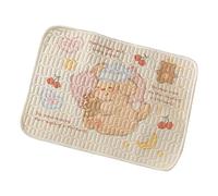 Alfombrillas menstruales suaves de dibujos animados protectores de cama para mujeres que proporcionan protección segura durante la noche