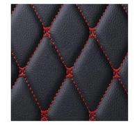 Alfombrillas Moqueta para A4 B7 B8 8KH Sedan B9 8WH para Allroad 2017-2023 Alfombrillas Cuero Artificial Personalizadas Suelo Coche(Black Red 5 Seat)
