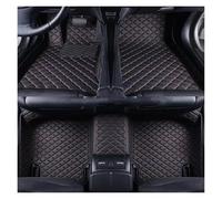 Alfombrillas Moqueta para Hyundai para Santa Fe 5Seat 2013-2023 2010-2012 para Azera 2011-2017 Alfombrillas Personalizadas 3D Suelo Coche(Black Red)