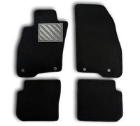 Alfombrillas para Alfa Romeo Mito a Partir de 2008 a Medida, Antideslizantes, talonera de Goma Reforzada, Botones de fijación