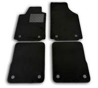 Alfombrillas para Audi A2 Desde 1999-2005 a Medida, Antideslizantes, talonera de Goma Reforzada, Botones de fijación