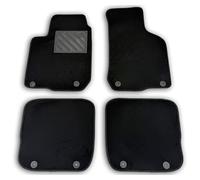 Alfombrillas para Audi A3 8L 1996-2003, Antideslizantes, con talonera de Goma Reforzada y Botones de fijación.