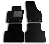 Alfombrillas para Audi Q3 a Partir del 2011 - Alfombrillas a Medida - Antideslizantes - Talonera en PVC (cloruro de polivinilo) - Clips de fijación