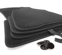 Alfombrillas para BMW X3 (G01) y X4 (G02), terciopelo, juego de 4 piezas, color negro