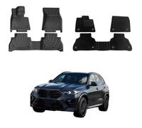 Alfombrillas para BMW X5 2019-2024 Double Layer, TPE Impermeables Set de Alfombrillas de Goma Antideslizante Coche Accesorios