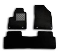 Alfombrillas para Citroen C5 X7 2008-2017 a Medida, Antideslizantes, talonera de Goma Reforzada, Botones de fijación