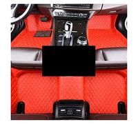 Alfombrillas para Coche Alfombras, Alfombrillas Coche para Toyota Rav4 para XA50 50 2019 2020 Cubiertas Interiores Alfombras Protectoras Impermeables Cuero Moqueta(LHD(3pcs) Red)