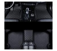 Alfombrillas para Coche Alfombrilla Coche para Tesla para Modelo Y 3 SX 2022 Alfombras Cuero Impermeables Personalizadas Accesorios Automóviles Moqueta(Black Gold)