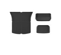 Alfombrillas para Coche Alfombrilla De TPE Impermeable Y Resistente A La Intemperie para Tesla para Model Y 2020-2024 con Volante Izquierda Coche Alfombrillas para(Trunk Mat 3in1)