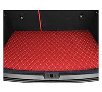 Alfombrillas para Coche Alfombrillas Coche para CRV 2007 2008 2009 2010 2011 Almohadillas Pie Personalizadas Cubierta Alfombra Automóvil Moqueta(Trunk-Red)