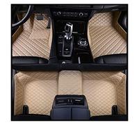 Alfombrillas para Coche Alfombrillas Coche para Ford para Mustang 2015-2020 Accesorios Interiores para Automóviles Alfombras Cuero Alfombrillas Pies Moqueta(Beige)