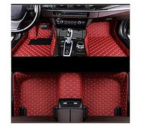 Alfombrillas para Coche Alfombrillas Coche para KIA para Rio 4 para K2 2019 2018 2017 Alfombras Cuero Alfombrillas Tablero Accesorios Interior Coche Moqueta(Rojo)