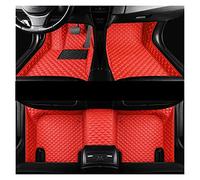 Alfombrillas para Coche Alfombrillas Coche para para F10 5 Series 2010-2016 Accesorio Interior Coche Alfombra Tablero Cuero Antisuciedad Moqueta(Rojo)
