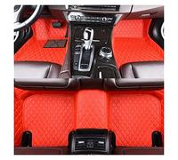 Alfombrillas para Coche Alfombrillas Coche para Toyota Camry para XV40 2006-2011 Alfombras Cuero para Coche Alfombra Impermeable Tablero Moqueta(LHD(3pcs) Red)