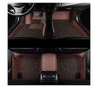 Alfombrillas para Coche Alfombrillas Coche para Toyota para RAV4 para Rav 4 IV para XA40 2013-2018 Alfombras Cuero Alfombrillas Tablero Interior Coche Moqueta(Coffee Double Layer)