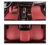 Alfombrillas para Coche Alfombrillas Coche para Toyota para Wish 2010-2021 2011 2012 2013 2014 Almohadillas Pie Coche Personalizadas Cubierta Alfombra Automóvil Moqueta(Vino Rojo)