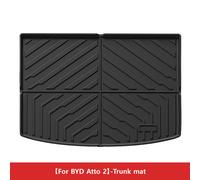Alfombrillas para coche BYD 2 y UP 2024 2025, tapete de maletero TPE, fácil de instalar, antideslizante, fácil de limpiar, para mascotas, de material TPE