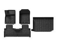 Alfombrillas para Coche para Chery para Jetour T2 2023 2024 Y 2025 para Todo Tipo De Clima Delanteras Y Traseras para Maletero Alfombrillas TPE 3D(4pcs)