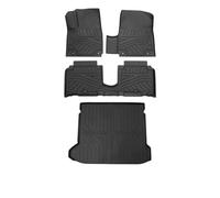 Alfombrillas para Coche para Hyundai para Ioniq 5 2022-2024 Revestimientos Piso Todo Tipo Clima, Alfombrillas TPE Maletero Y Bandeja Trasera(4PCS Movable)