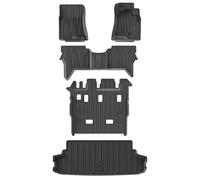 Alfombrillas para Coche para Mitsubishi para Pajero 2011-2020 7 Asientos con Timón Derecho Revestimiento Carga Almohadilla Protectora Maletero TPE 3D Lfombras De Coche(RHD 5P)